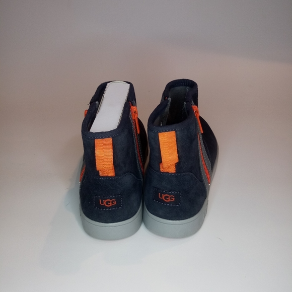 Ugg boots navy blue/orange size 5 in mens - Picture 3 of 6